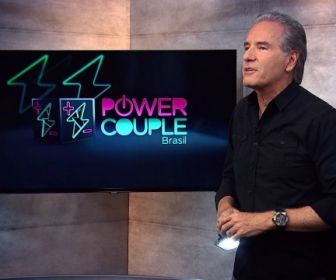 Roberto Justus apresenta o Power Couple. Divulgação: Record