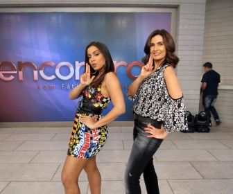 Anitta e Fátima. Foto: Globo