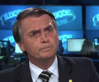 Jair Bolsonaro no Jornal Nacional. Foto: Globo