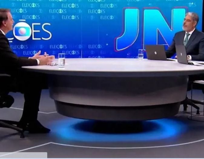 Com Bolsonaro no Jornal Nacional, Globo bate recorde e tem maior ibope desde 2022