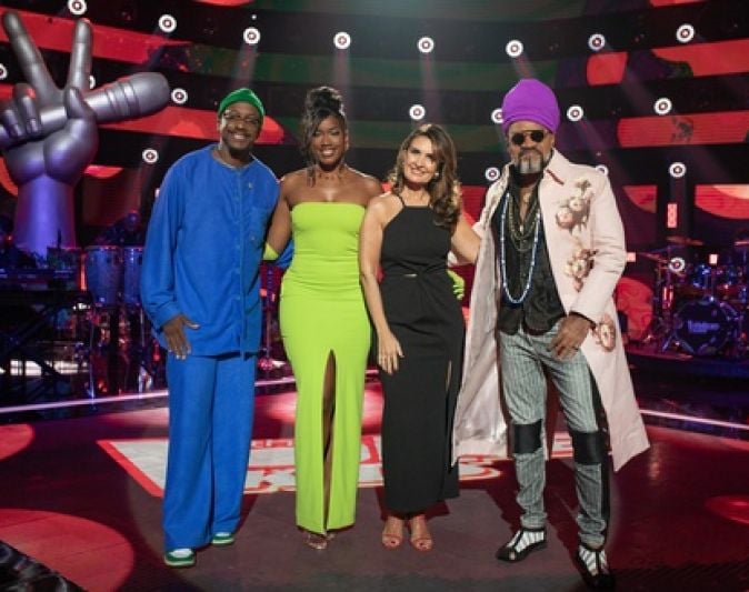Brown, IZA, Mumuzinho e Fátima Bernardes comemoram a oitava temporada do "The Voice Kids"