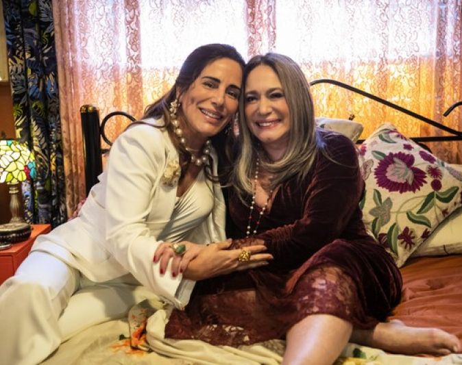 Gloria Pires celebra parceria com Susana Vieira em "Terra e Paixão"