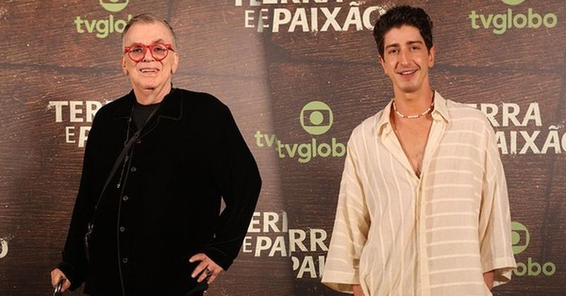 Walcyr Carrasco e Johnny Massaro. Foto: Divulgação/TV Globo