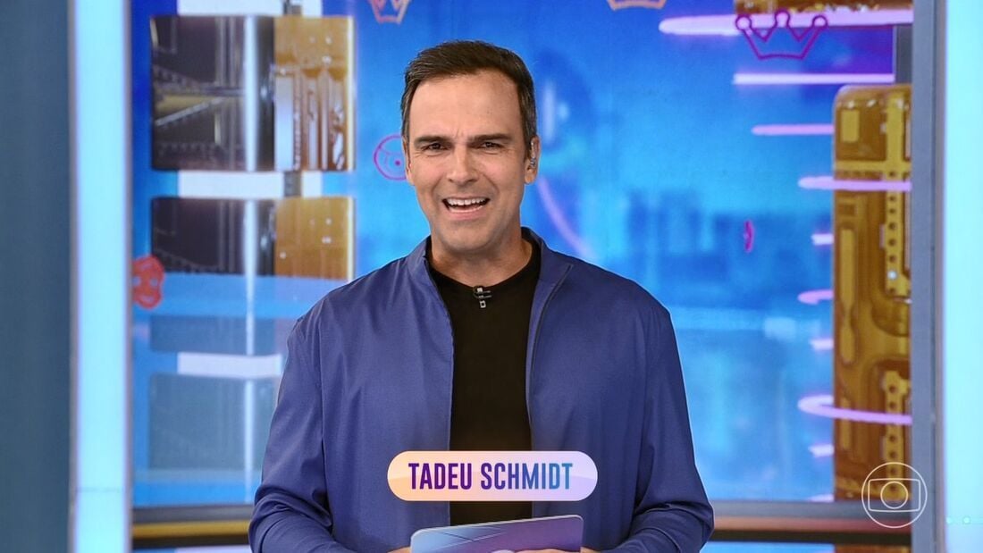 Tadeu Schmidt apresenta do BBB24. Foto: TV Globo