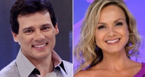 SBT: Celso Portiolli e Eliana comemoram mais uma vez a vice-liderança