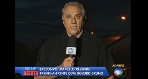 Marcelo Rezende entrevista o ex-goleiro Bruno para o "Domingo Espetacular"