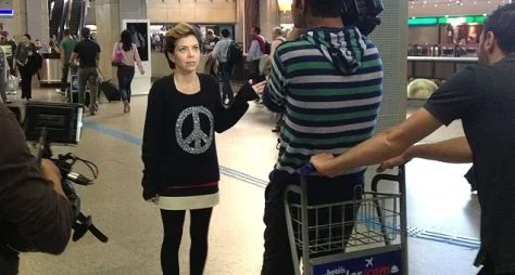 Astrid Fontenelle começa a gravar nova temporada do Chegadas e Partidas