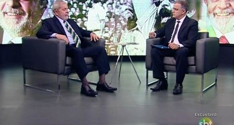 Audiência do SBT Brasil cai ao exibir entrevista com Lula
