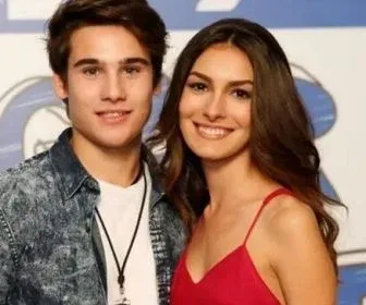 Nicolas Prattes e Marina Moschen celebram sintonia em Malhação