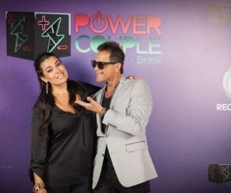 Sylvinho Blau Blau e esposa eliminados do Power Couple/RecordTV