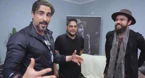 Legendários: Marcos Mion invade o camarim da dupla sertaneja Jorge & Mateus