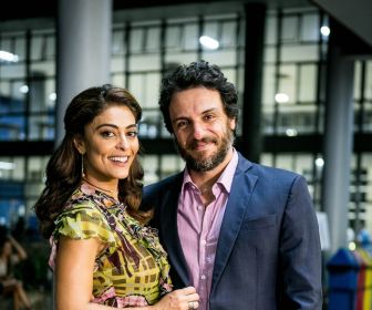 Bibi (Juliana Paes) e Caio (Rodrigo Lombardi). Foto: Globo
