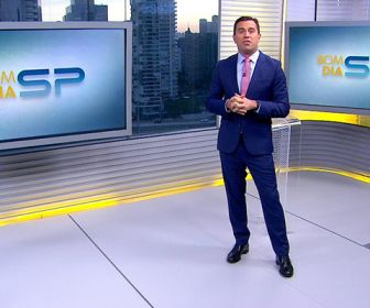 Rodrigo Bocardi apresenta o Bom Dia SP/Globo