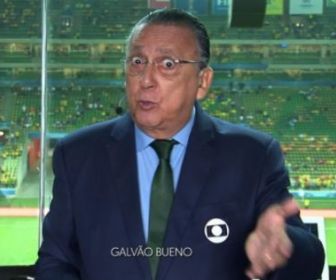 Galvão Bueno narrou a partida da Globo