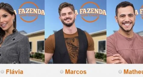 Flávia, Marcos e Matheus são os finalistas de A Fazenda: Nova Chance