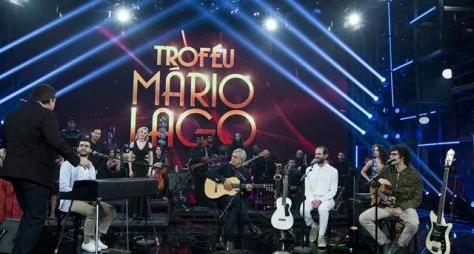 Domingão: Caetano Veloso recebe o Troféu Mário Lago