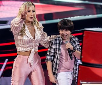 Claudia Leitte no The Voice Kids 2018. Foto: Globo