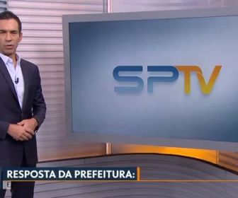 César Tralli apresenta o SP1. Foto: Globo