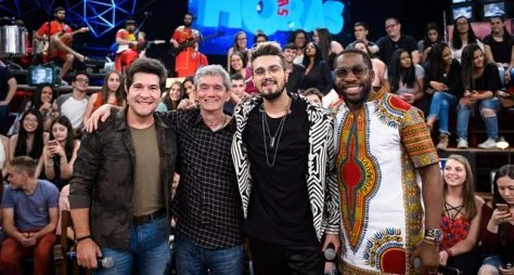 Com Luan Santana e Daniel, Serginho Groisman faz programa musical