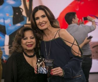 Ângela Maria no Encontro. Foto: TV Globo