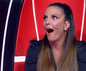 Ivete Sangalo no The Voice. Foto: TV Globo