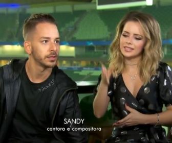 Sandy e Junior no Fantástico (Globo)