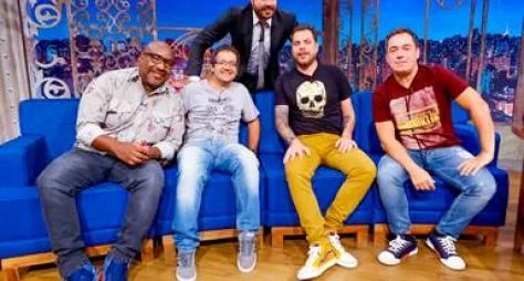 Danilo Gentili recebe a turma do “Encrenca” no The Noite