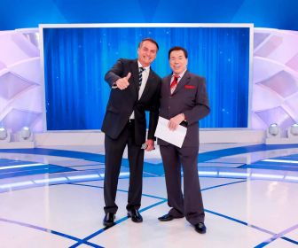 Bolsonaro e Silvio Santos. Foto: Divulgação/SBT