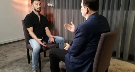 Diego Hypólito concede entrevista reveladora a Roberto Cabrini