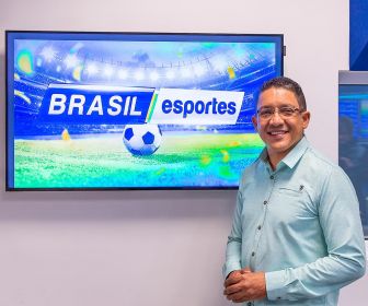 André Isac, apresentador do Brasil Esportes