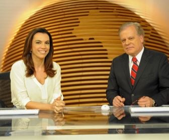 Os âncoras do Bom Dia Brasil. Foto: TV Globo