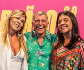 Autoras ao lado de Jorge Fernando. Foto: TV Globo