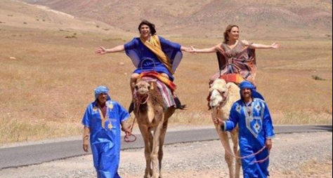 Eliana e Narcisa se aventuram pelo Marrocos neste domingo (28)