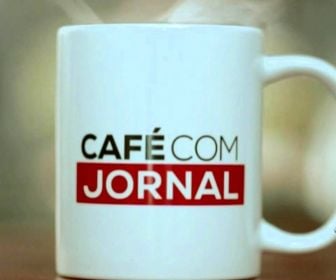 Luiz e Joana no Café com Jornal. Foto: Band