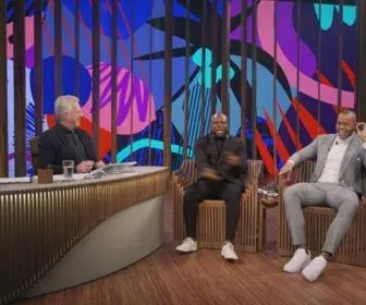 Conversa com Bial recebe Léo Santana e Érico Brás