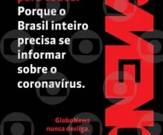 GloboNews assume a liderança da TV por assinatura com cobertura sobre o covid-19