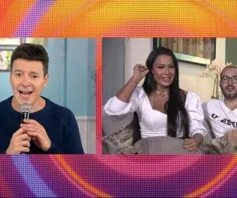 Hora do Faro: Cantor Belo apronta pegadinha para Gracyanne Barbosa