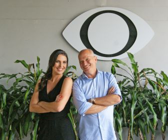 Glenda Kozlowski e Elia Júnior. Foto: Divulgação/Band