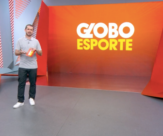Felipe Andreoli apresenta GE. Foto: TV Globo