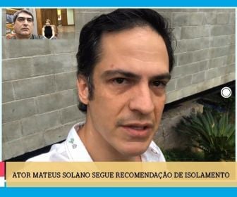 Mateus Solano. Foto: Reprodução/É de Casa/Globo