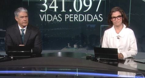 Apelidado de "Jornal da Pandemia", o "Jornal Nacional" vai mal de audiência