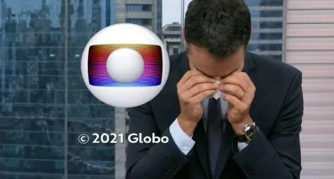 César Tralli chora e é aplaudido na despedida do SP1