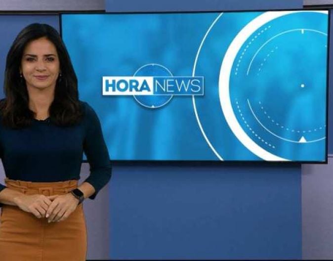 Kelly Godoy no Hora News. Foto: Imagem/Divulgação