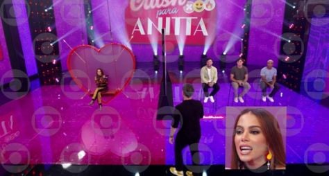Anitta canta com Pedro Sampaio e busca um crush no ‘Domingão’