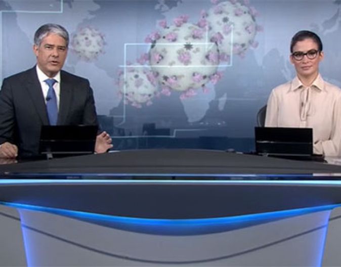 Jornal Nacional. Foto: Reprodução/TV Globo