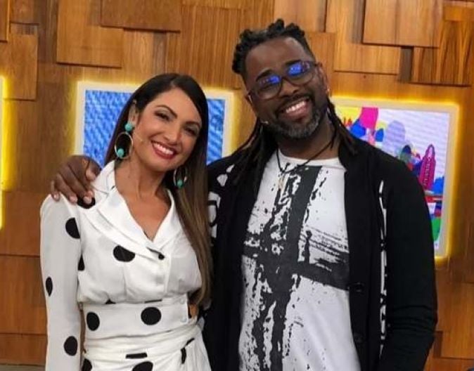 Patrícia Poeta e Manoel Soares. Foto: TV Globo
