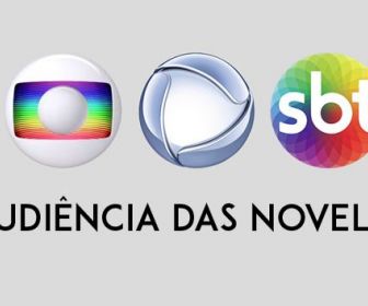 Audiências diárias das novelas em exibições da TV Globo, Record TV e SBT