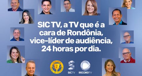 A SIC TV, afiliada Record TV, se isola na vice de audiência na capital Porto Velho