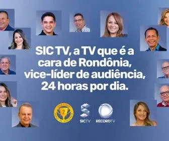 A SIC TV, afiliada Record TV, se isola na vice de audiência na capital Porto Velho