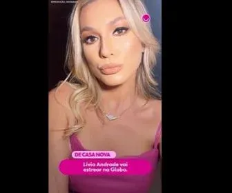 Lívia Andrade estreia na Globo no 'Domingão com Huck'